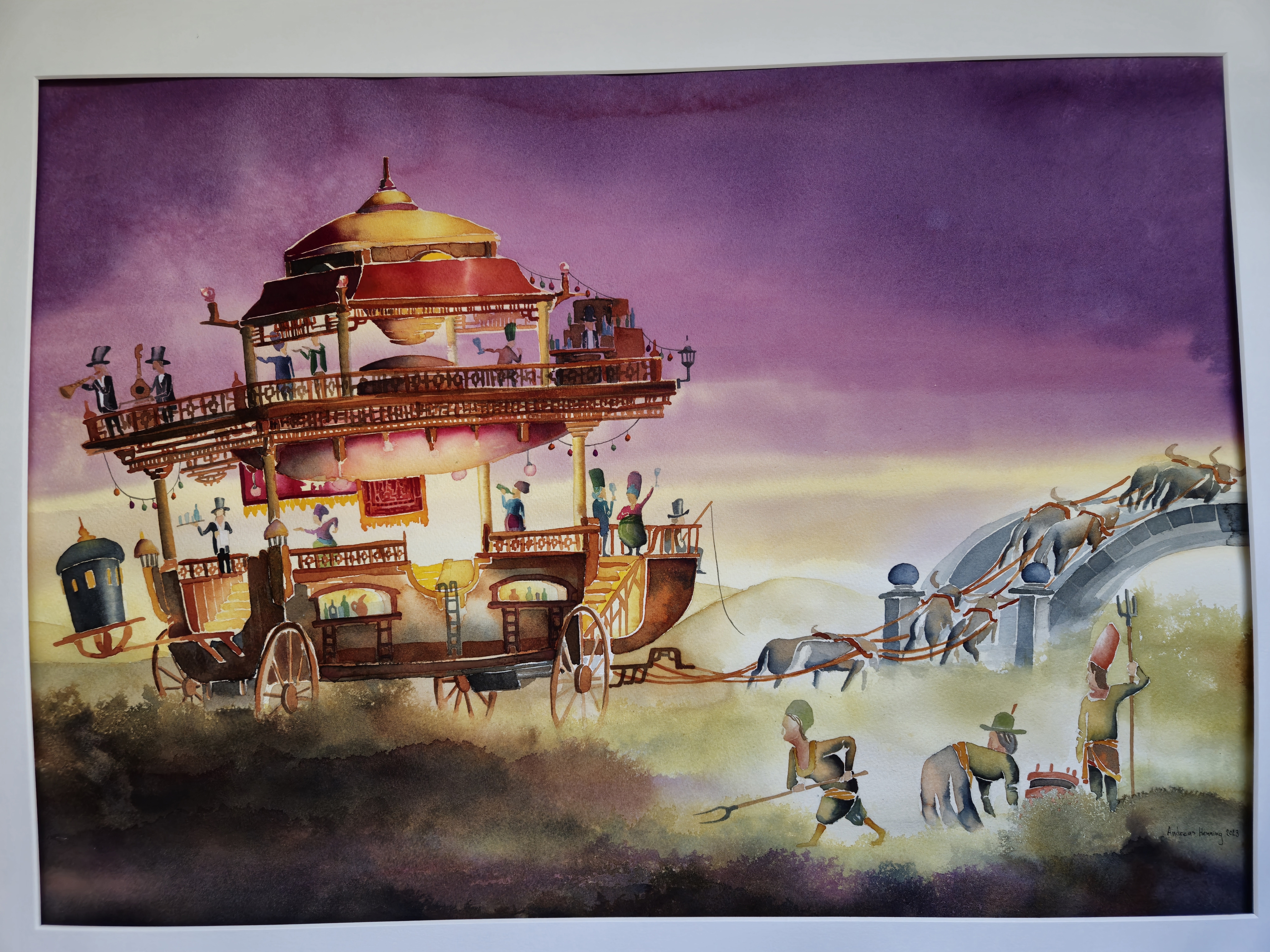 Överklassresan, 50 x 70 cm